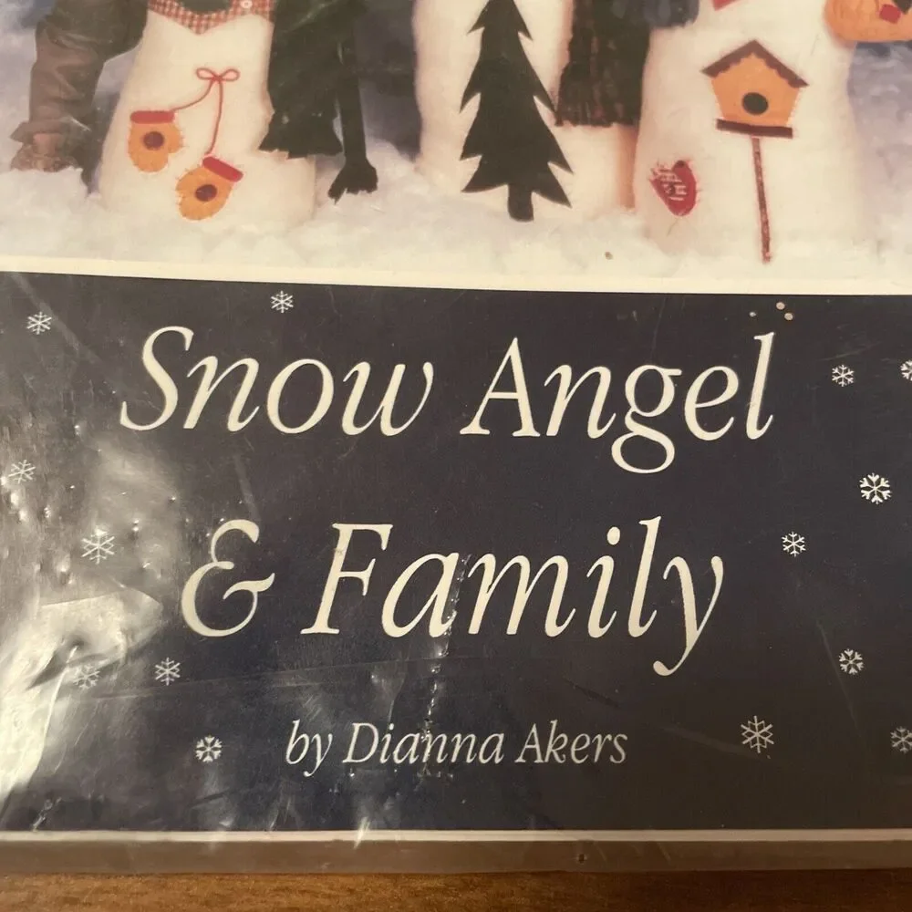 Craft Pattern Bear Thread Designs Christmas Snow Angel & Family Unused BTD-144